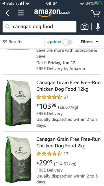 canagan dog food amazon